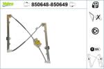 VALEO Mecanism actionare geam VALEO 850648 (850648) - centralcar