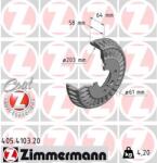 ZIMMERMANN Tambur frana ZIMMERMANN 405.4103. 20 (405.4103.20)