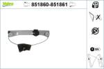 VALEO Mecanism actionare geam VALEO 851860 (851860) - centralcar