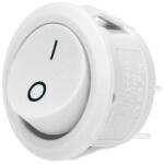 ORNO Kerek billenő kiskapcsoló, fehér, 230V (OR-AE-13180/W) (OR-AE-13180/W)