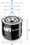UFI Filtru ulei UFI 23.131. 01 (23.131.01) - centralcar