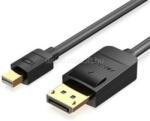 Vention mini Displayport -> Displayport, (fekete), 1, 5m, kábel (HAABG) (HAABG)
