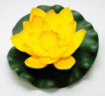 Velda lótusz virág, sárga 17cm (123666) (26244)