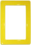  Öntapadós mágneses képkeret, 12, 3x8, 1 cm, sárga, szett (59241)