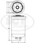 Sct - Mannol filtru combustibil SCT - MANNOL ST 6082 (ST 6082)