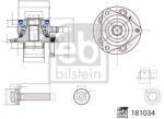 Febi Bilstein Set rulment roata FEBI BILSTEIN 181034 (181034) - centralcar
