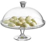 Pasabahce Torta állvány fedéllel, 32 cm, üveg (JJ-134775)