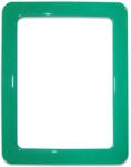  Öntapadó mágneses keret, Műanyag, 16x11, 8 cm, Zöld (59236)