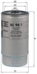 MAHLE Filtru De Combustibil Bmw (kc 98/1)