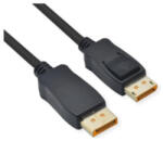 Roline Kábel DisplayPort 2.1 DP - DP, 10k@60Hz, HDR, 54Gbit/s, UHBR13.5, M/M, 3m, fekete (11.04. 6023-10) (11.04.6023-10)