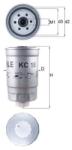 MAHLE Filtru De Combustibil Alfa Romeo Citroën Audi Vw (kc 18)