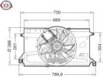DENSO Ventilator, radiator DENSO DER10011 (DER10011) - centralcar