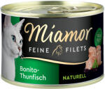 Miamor 24x156g Miamor Naturelle Fine Filets nedves macskatáp - Bonito tonhal