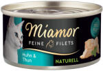 Miamor 24x80g Miamor Naturelle Fine Filets nedves macskatáp - Csirke & tonhal