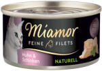 Miamor 6x80g Miamor Naturelle Feine Filets nedves macskatáp - Csirke & sonka