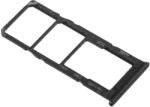 Samsung Piese si componente Suport Card - Suport SIM Samsung Galaxy A12 A125 / Samsung Galaxy A12 Nacho A127, Negru, Service Pack GH98-46124A (GH98-46124A) - vexio