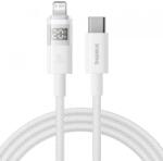 Baseus Cablu Date si Incarcare USB-C - Lightning Baseus Display 2 P10382703211-00, 20W, 1m, Alb