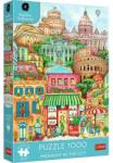 Trefl 1000 db-os Premium Plus puzzle - Éjfél Rómában (12072) (12072)