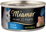 Miamor 24x80g Miamor Naturelle Fine Filets nedves macskatáp - Tonhal & garnéla