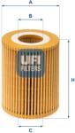 UFI Filtru ulei UFI 25.085. 00 (25.085.00) - centralcar