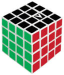 Verdes Innovation S. A. 4x4 versenykocka - fehér alapszín, egyenes (00-0048) - reflexshop