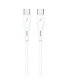 Sendem Cablu Date si Incarcare USB-C - USB-C Sendem M36C, 66W, 1m, Alb - evomag