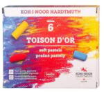 KOH-I-NOOR Porpasztell-kréta, puha, 'Toison 8511/6', 6 különböző szín (TKOH8511) (TKOH8511)