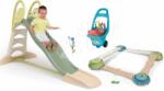 Smoby Set tobogan cu dublu val și pistă distractivă Toboggan XL Life Smoby lungimea suprafeței de alunecare 230 cm cu cărucior și unelte de grădină (SM820304-17)