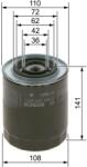 Bosch Filtru ulei BOSCH 0 451 203 201 (0 451 203 201) - centralcar