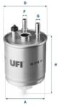 UFI filtru combustibil UFI 24.114. 00 (24.114.00) - centralcar