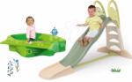 Smoby Set tobogan cu dublu val și nisipar cu capac Toboggan XL Life Smoby lungimea suprafeței de alunecare 230 cm cu apă (SM820304-18)