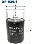 FILTRON Filtru ulei FILTRON OP 636/1 (OP 636/1) - centralcar