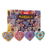 Silka Radír, mandala, 36 db/display, (SLK-ART. 50) (SLK-ART.50) - aqua