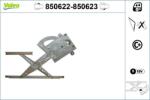 VALEO Mecanism actionare geam VALEO 850622 (850622) - centralcar