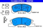 ATE set placute frana, frana disc ATE 13.0460-5709.2 (13.0460-5709.2) - centralcar