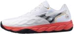 Mizuno Wave Enforce Court AC White/Baritone Blue/Calypsocor Férfiteniszcipő EUR 43
