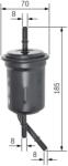 Bosch filtru combustibil BOSCH 0 450 905 970 (0 450 905 970) - centralcar