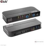 Club 3D KVM Switch - (Dual HDMI, 4K60Hz, USB, PC KVM funkció, HDR, 3D támogatás) (CSV-1382) (CSV-1382)
