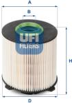 UFI filtru combustibil UFI 26.058. 00 (26.058.00) - centralcar