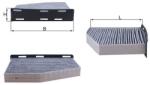 MAHLE Filtru de cabină cu carbon activ (LAK 181/1)