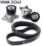 SKF Set curea transmisie cu caneluri SKF VKMA 33343 (VKMA 33343) - centralcar