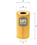 UFI Filtru ulei UFI 25.165. 00 (25.165.00) - centralcar