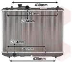 VAN WEZEL Radiator, racire motor VAN WEZEL 52002083 (52002083)