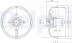 DELPHI Beben Ham. Opel Corsa 82- (bf111)