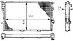 MAHLE Radiator, racire motor MAHLE CR 242 000S (CR 242 000S) - centralcar