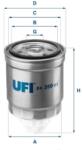 UFI filtru combustibil UFI 24.350. 02 (24.350.02) - centralcar
