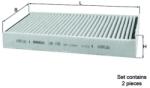 MAHLE Filtru de cabină cu cărbune activ (LAK 1156/S)