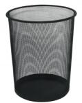 Q-CONNECT Cos metalic Mesh, pentru hartii, 19 litri, Q-Connect - negru (KF00871) - 24mag Cos de gunoi