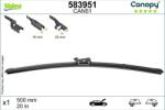 Valeo lamela stergator VALEO 583951 (583951) - centralcar