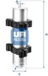 UFI filtru combustibil UFI 31.824. 00 (31.824.00) - centralcar